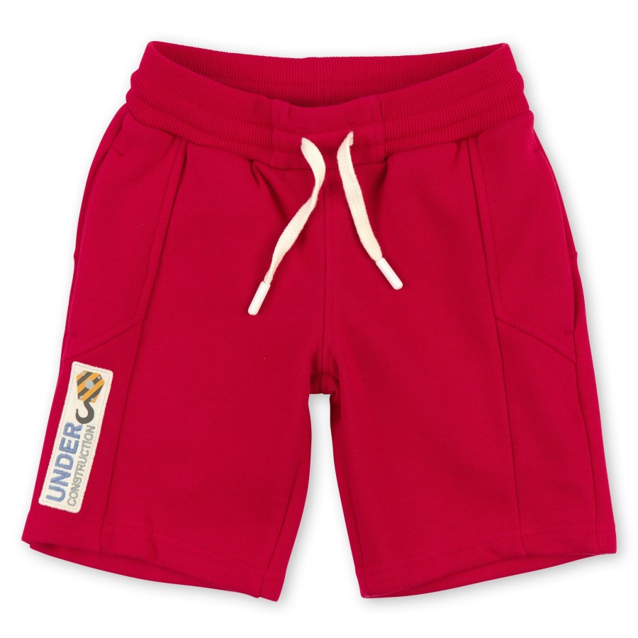 Sigikid Rote Jungen Sweatbermuda Under Construction