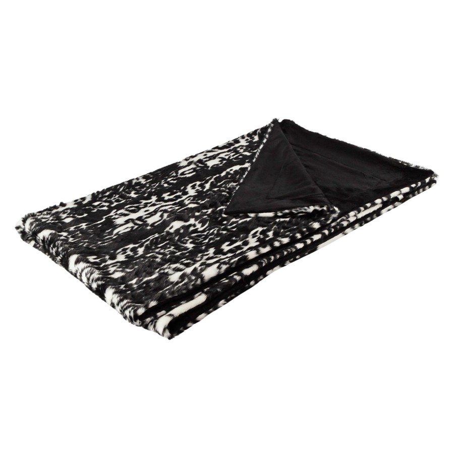 Sigikid Beasts Kuscheldecke Plusch, Schwarz/Weis