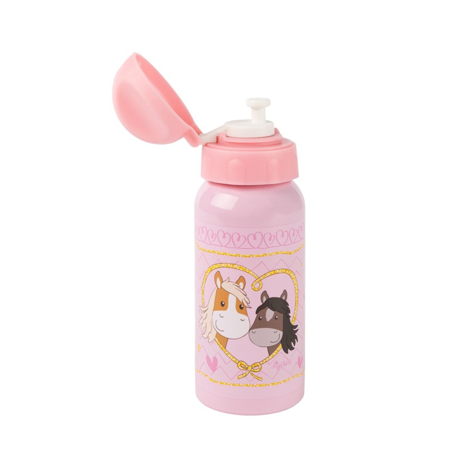 Sigikid Kinder Edelstahl-Trinkflasche Pony Love