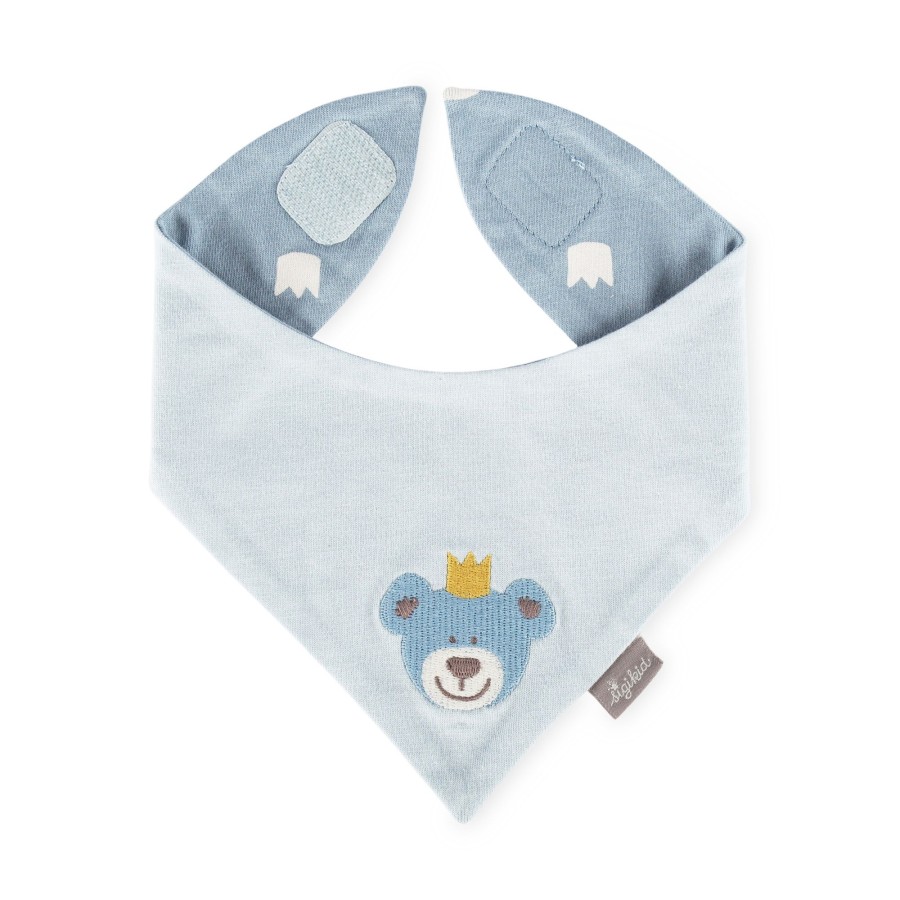Sigikid Baby Wendehalstuch Kronchen Bar, Blau