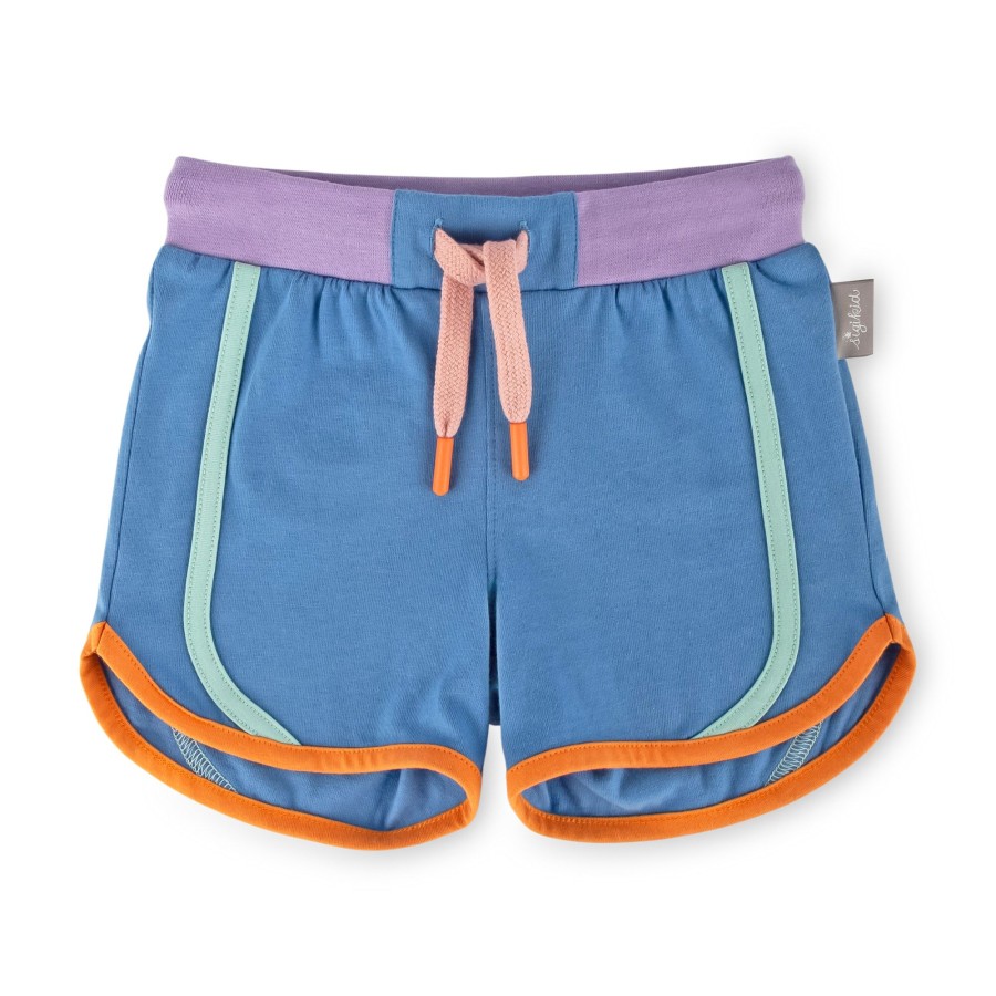 Sigikid Blaue Kinder Shorts Wild Flamingo