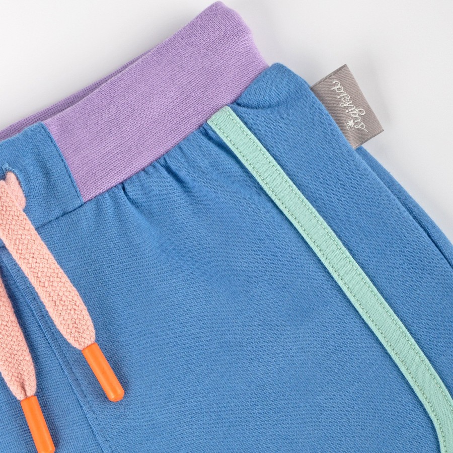 Sigikid Blaue Kinder Shorts Wild Flamingo