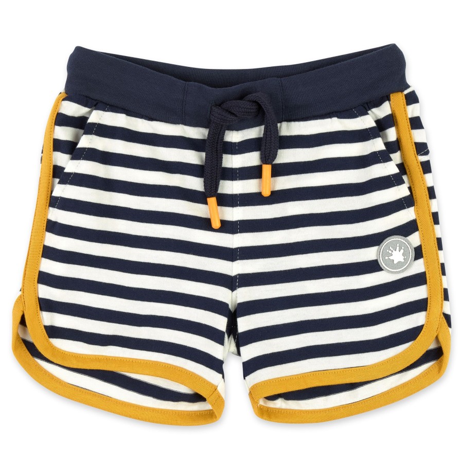 Sigikid Blau-Weis Geringelte Kinder Shorts