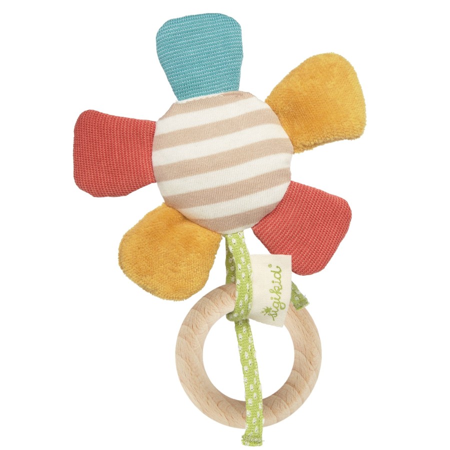 Sigikid Baby Aktiv-Greifling Blume, Green Collection