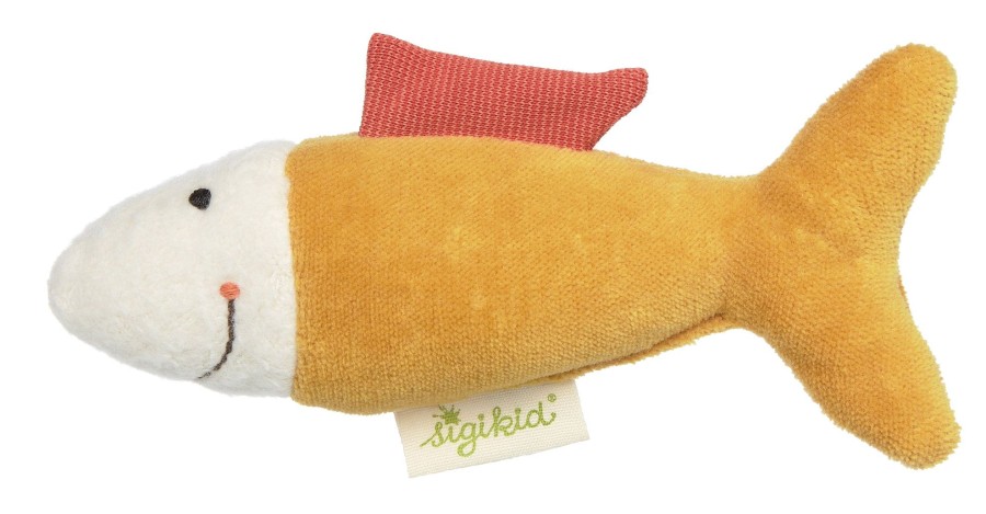 Sigikid Baby Greifling Fisch, Green Collection