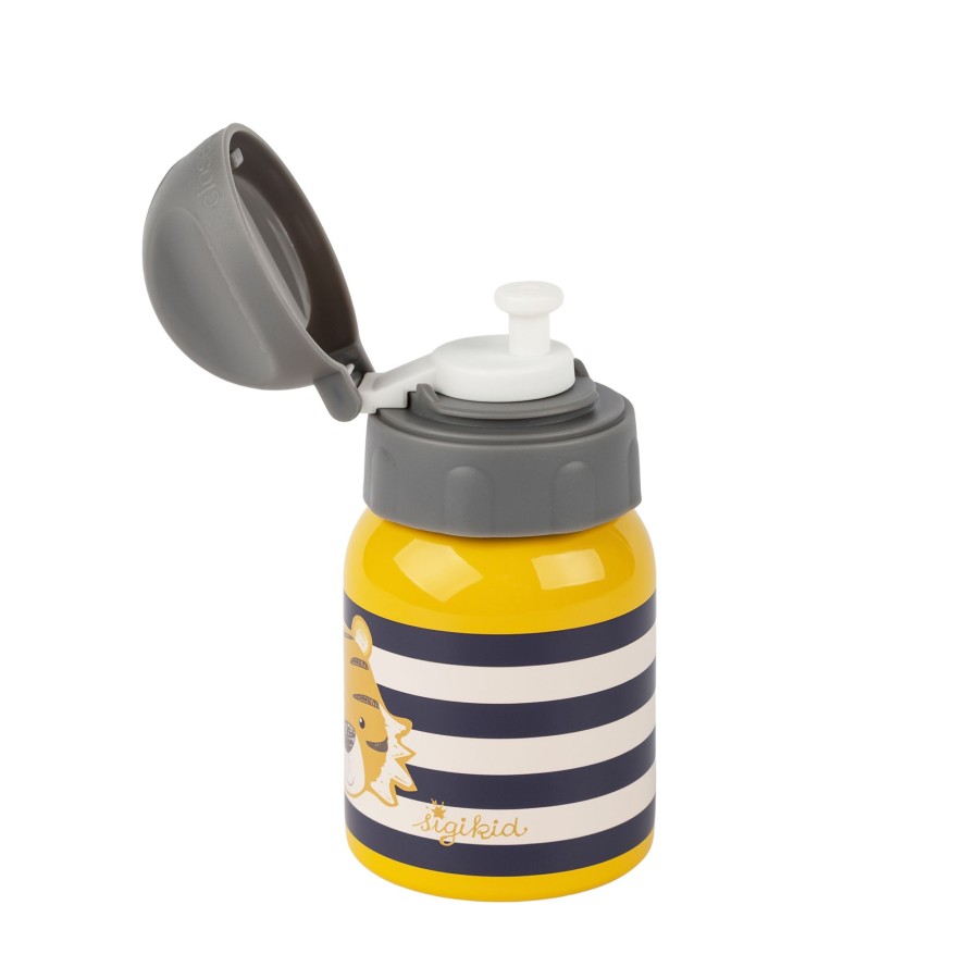 Sigikid Edelstahl Kinder Trinkflasche Tiger, 250Ml
