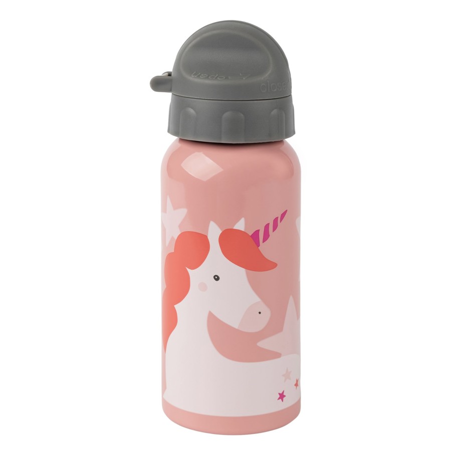 Sigikid Edelstahl Kinder Trinkflasche Einhorn, 400Ml