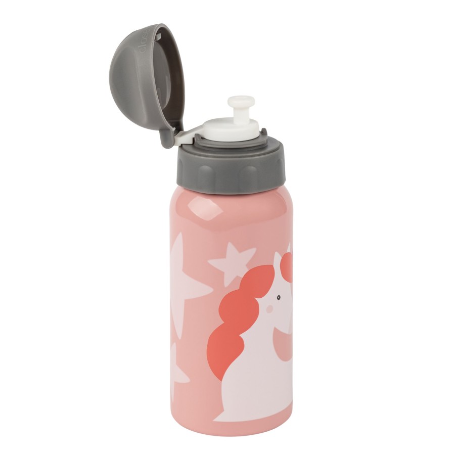 Sigikid Edelstahl Kinder Trinkflasche Einhorn, 400Ml