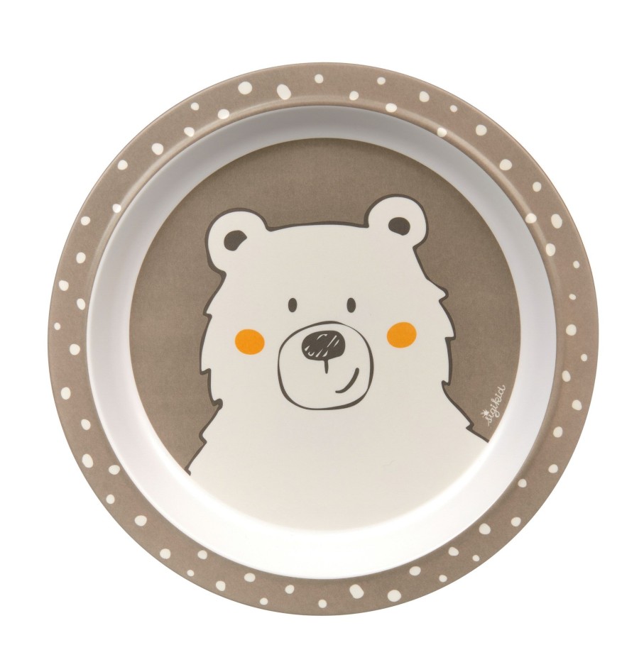 Sigikid Kinder Teller Bar Honiboni Bear, Rpet