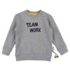 Sigikid Grau Meliertes Kinder Sweatshirt Teamwork