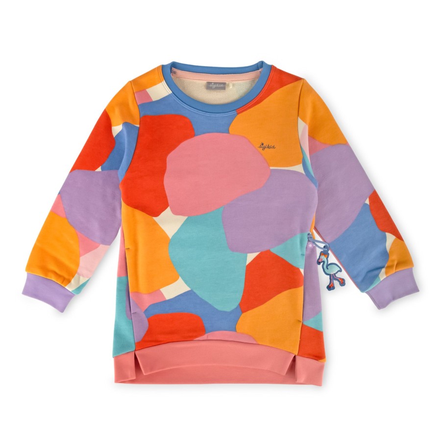 Sigikid Kinder Sweat-Longshirt Mit Taschen, Wild Flamingo