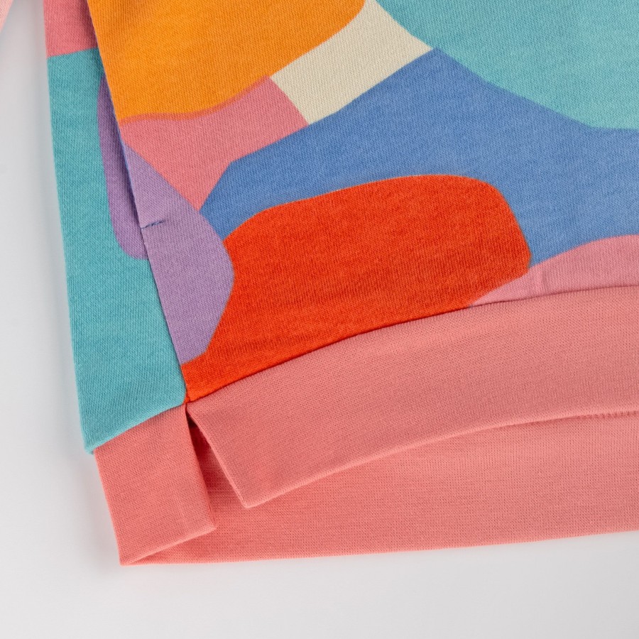 Sigikid Kinder Sweat-Longshirt Mit Taschen, Wild Flamingo