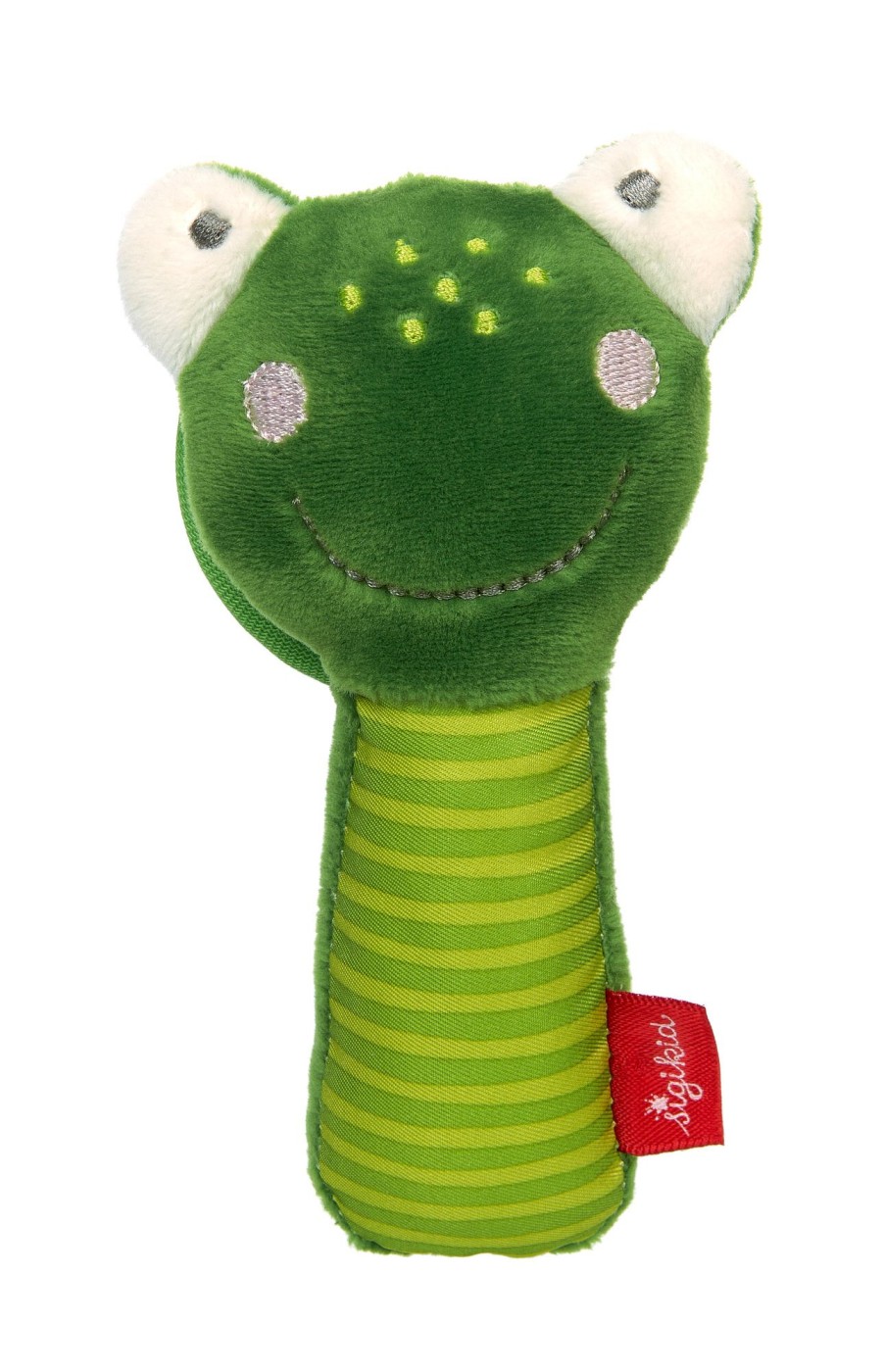Sigikid Baby Greifling Frosch Mit Spiegel, Red Stars