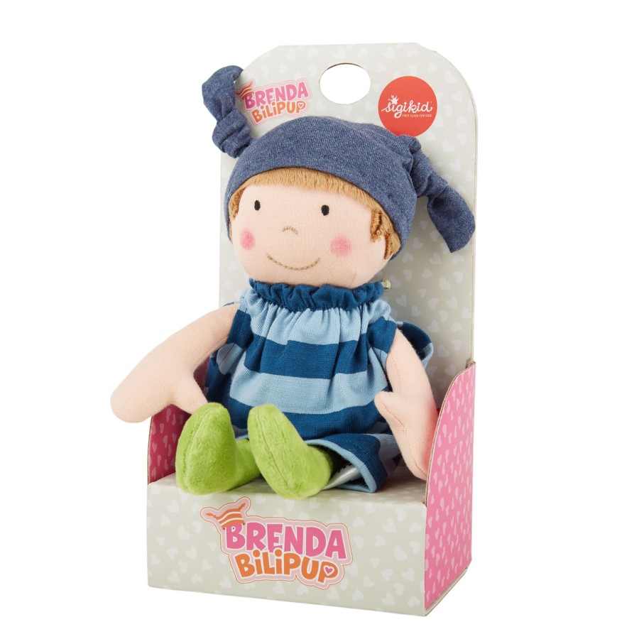 Sigikid Stoffpuppe Brenda Bilipup, Blau