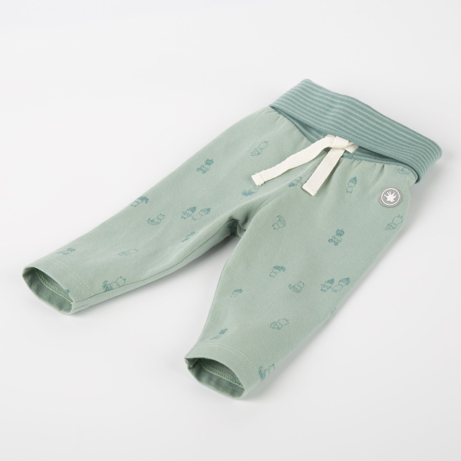Sigikid Baby Hose, Grun Bedruckt