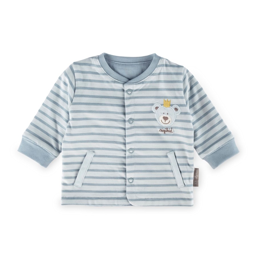 Sigikid Baby Wendejacke Kronchen Bar, Blau