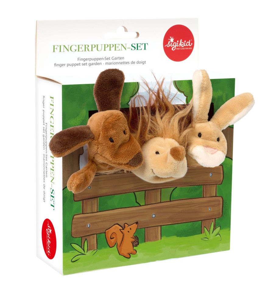 Sigikid Kinder Fingerpuppenset Garten