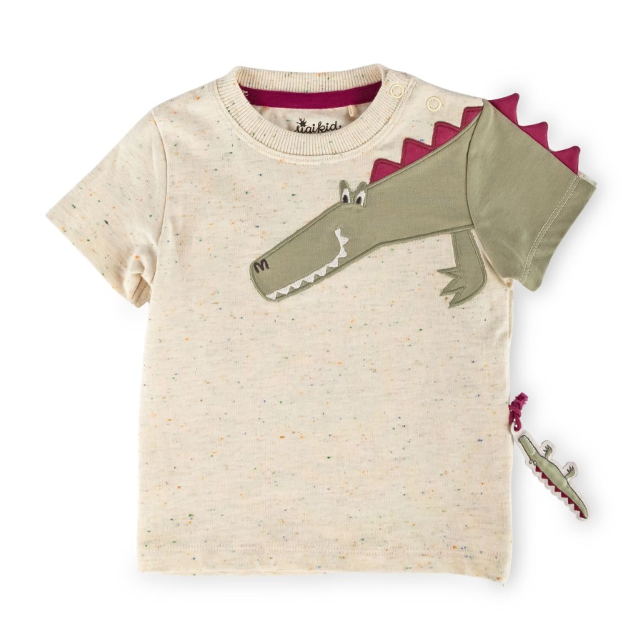 Sigikid Baby T-Shirt Mit Krokodil Motiv
