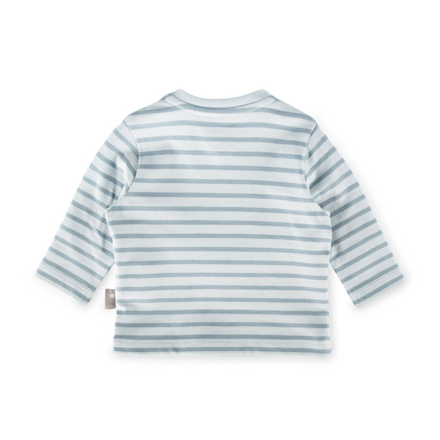 Sigikid Baby Langarm Ringelshirt Kronchen Bar, Blau