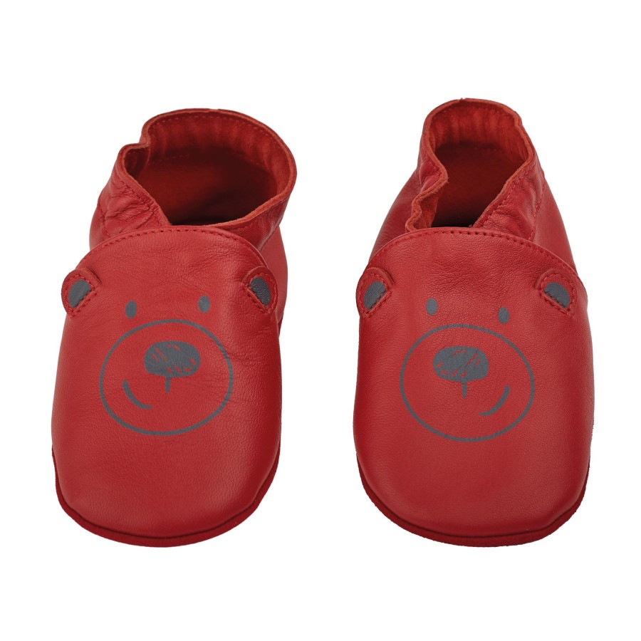 Sigikid Baby Lederschuhe Bar, Rot