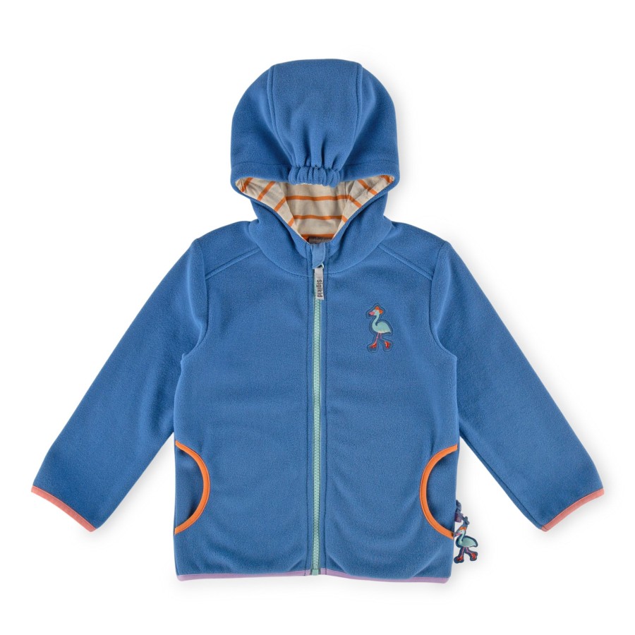 Sigikid Blaue Kinder Fleecejacke Wild Flamingo