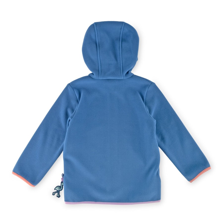 Sigikid Blaue Kinder Fleecejacke Wild Flamingo