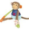 Sigikid Kuscheltier Affe, Patchwork Sweety