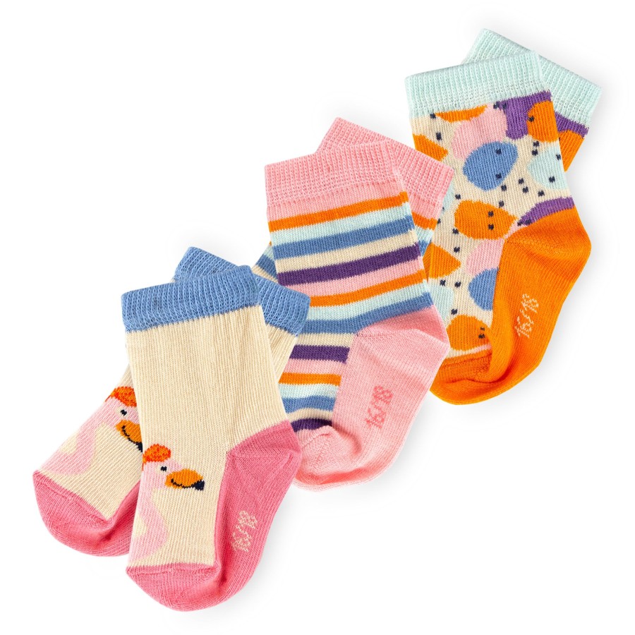 Sigikid Kinder Socken Im 3Er Set Wild Flamingo