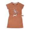 Sigikid Kinder Sommerkleid Mit Pferdchen Motiv, Hellbraun
