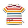 Sigikid Bunt Gestreiftes Kinder T-Shirt Krokodil