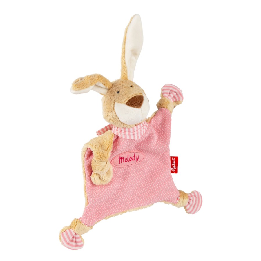 Sigikid Namensschnuffeltuch Hase Rosa