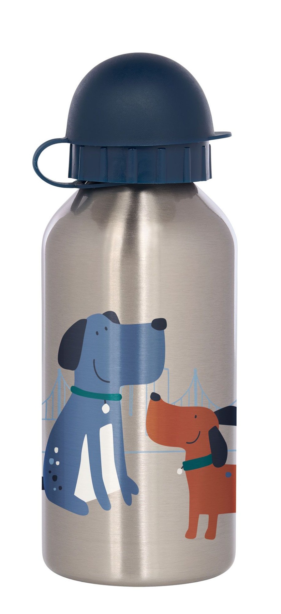 Sigikid Edelstahl Trinkflasche Hund, Green Collection