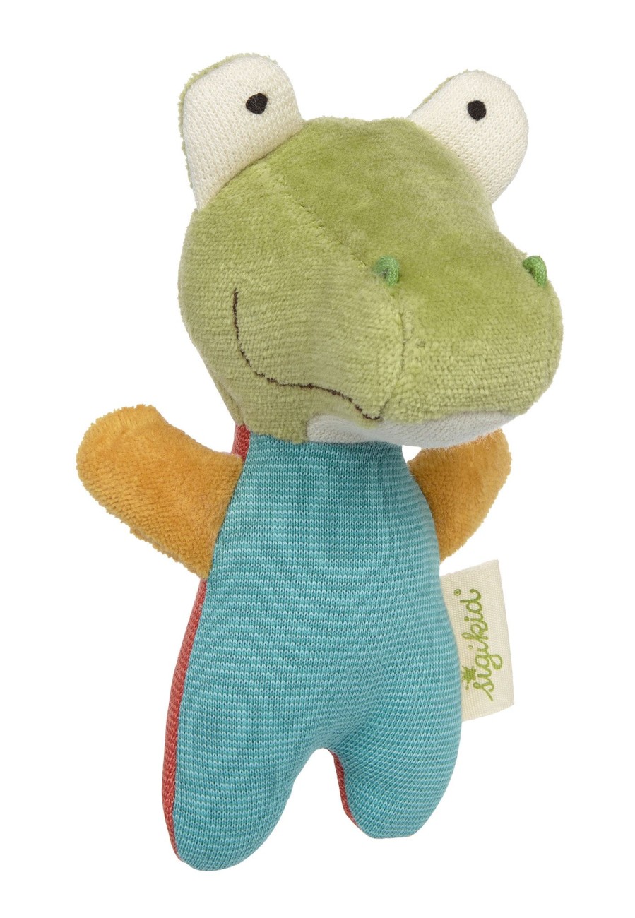 Sigikid Baby Greifling Krokodil, Green Collection