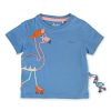 Sigikid Blaues Baby T-Shirt Mit Wild Flamingo Motiv