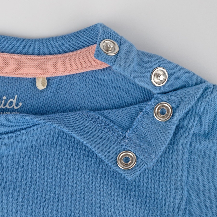 Sigikid Blaues Baby T-Shirt Mit Wild Flamingo Motiv