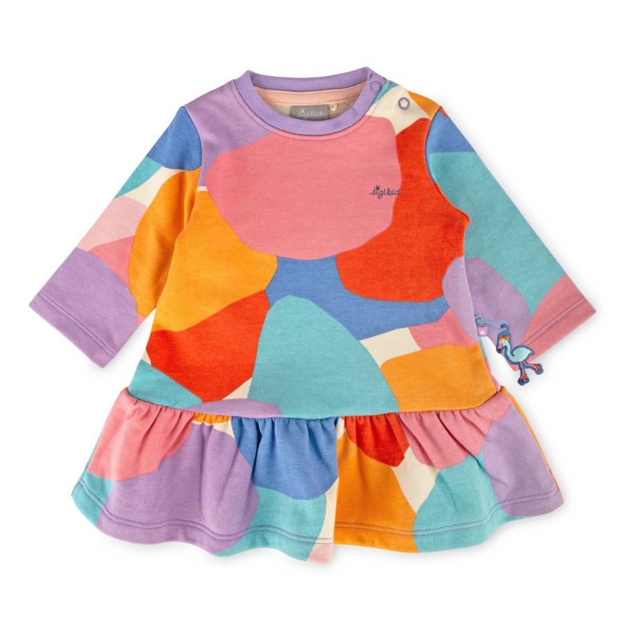 Sigikid Baby Sweatkleid Wild Flamingo