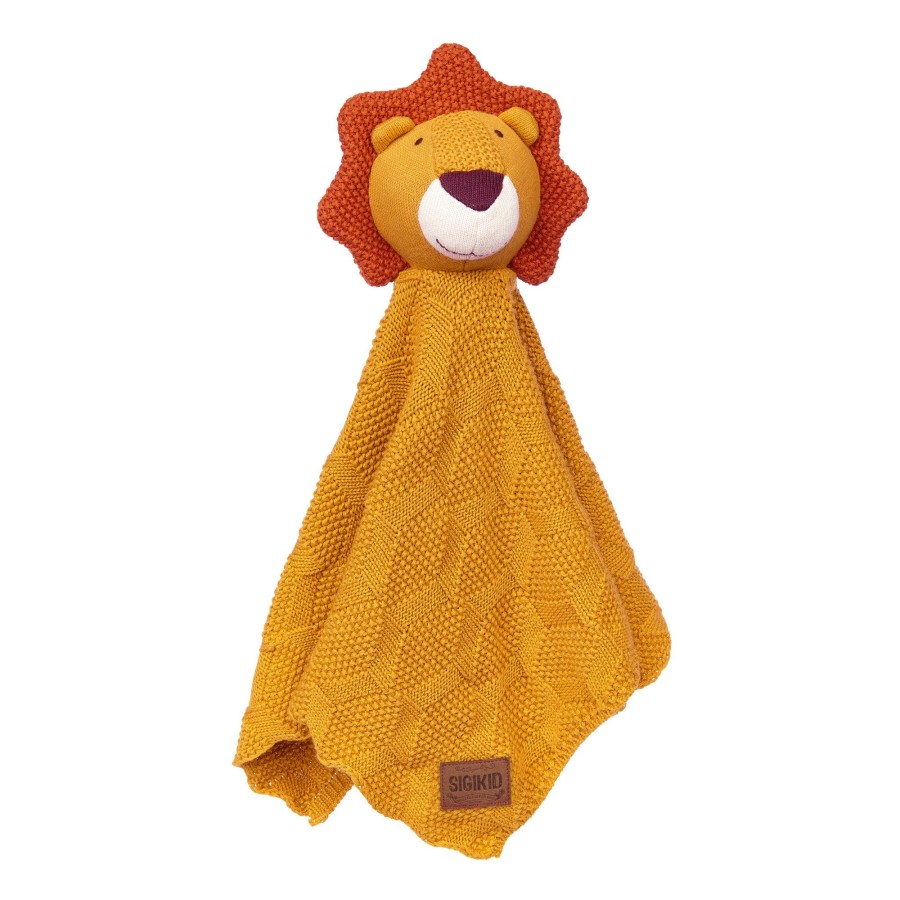 Sigikid Baby Strick-Schnuffeltuch Lowe