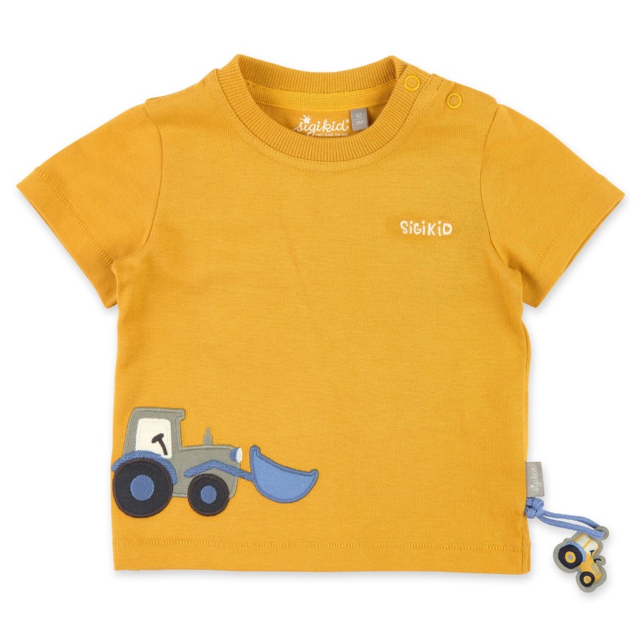 Sigikid Gelbes Baby T-Shirt Traktor