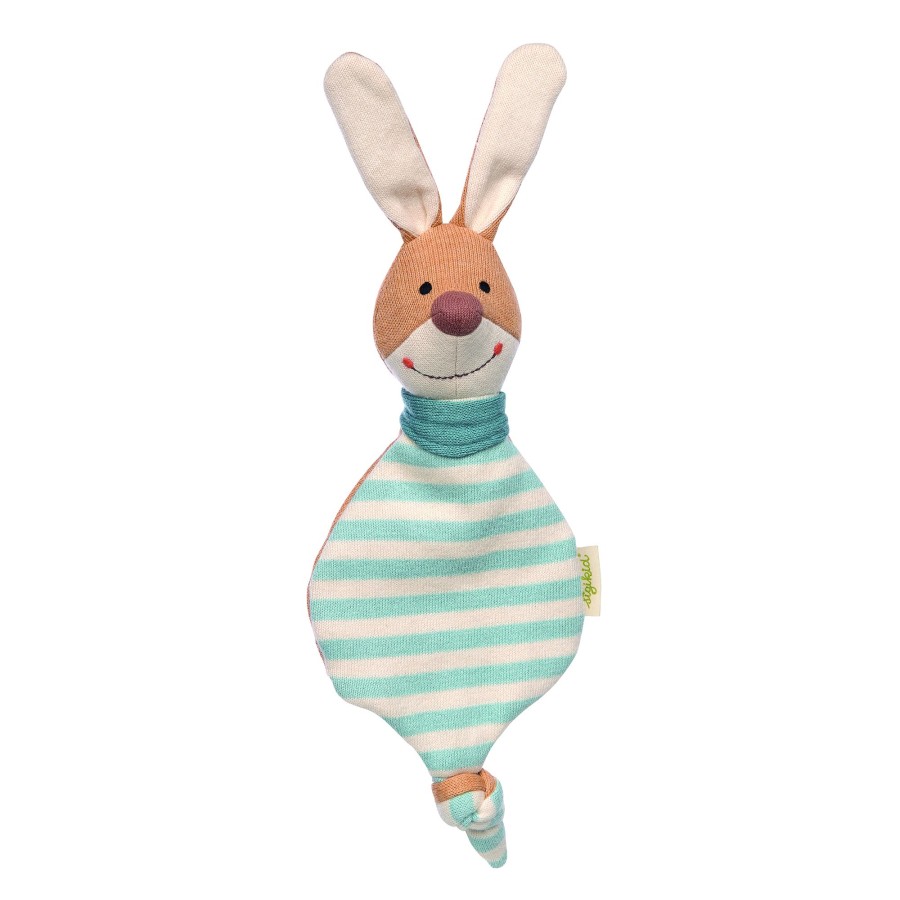 Sigikid Mini Strick Schnuffeltuch Hase, Green Collection