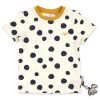 Sigikid Weises Kinder T-Shirt Mit Dunkelblauen Punkten