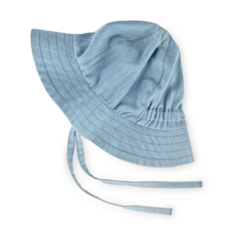 Sigikid Baby Jeanshut Mit Krempe Und Bindebandchen
