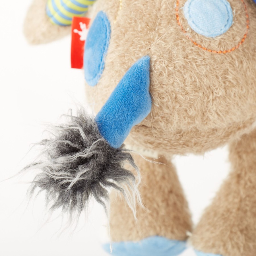 Sigikid Kuscheltier Elefant Blau, Patchwork Sweety