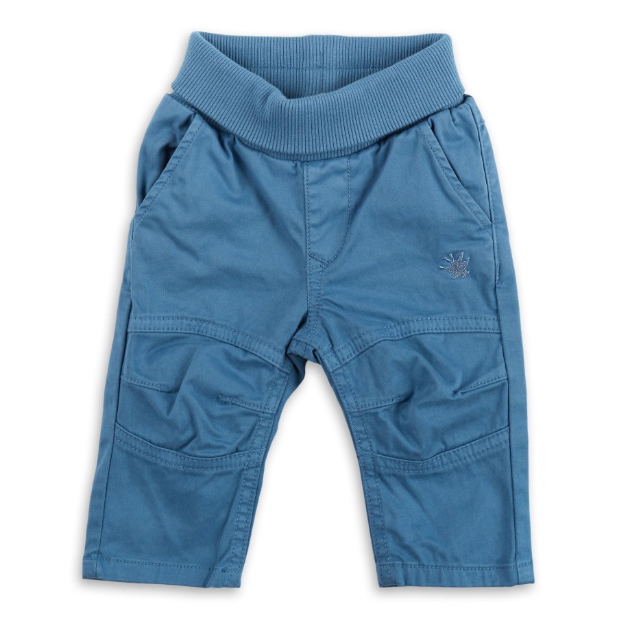 Sigikid Baby Gabardine Hose, Mittelblau