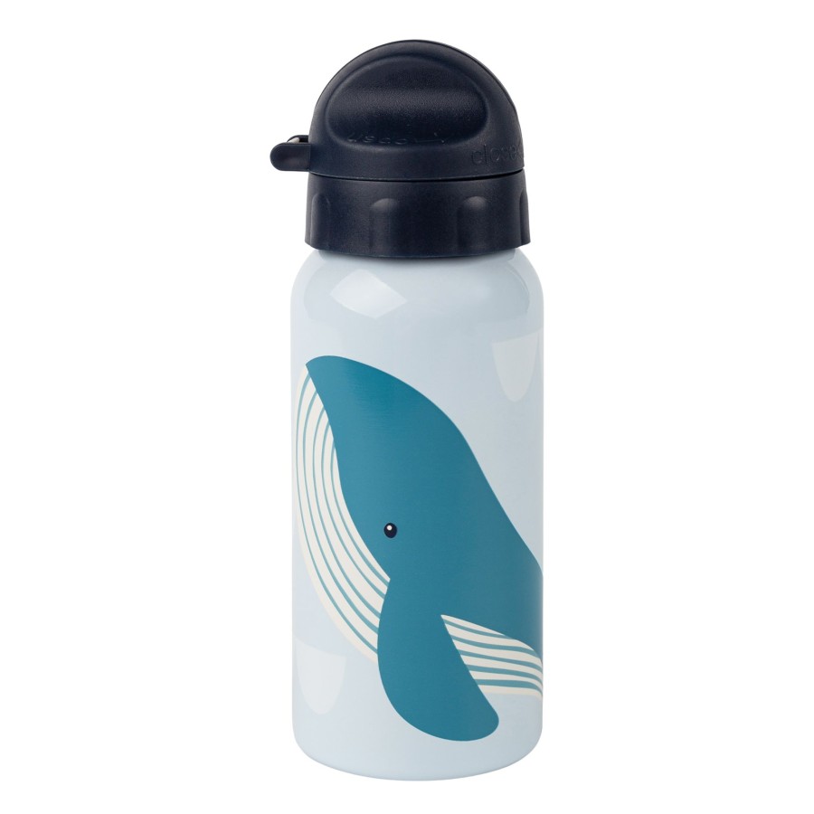 Sigikid Edelstahl Kinder Trinkflasche Wal, 400Ml