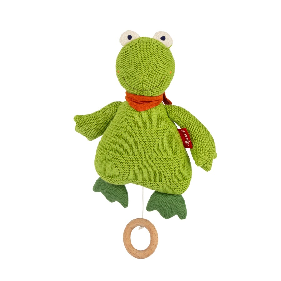 Sigikid Baby Strick-Spieluhr Frosch