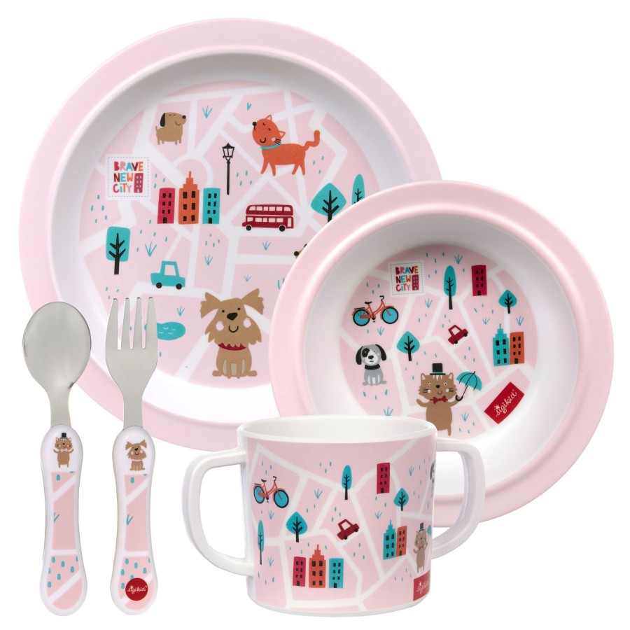 Sigikid Melamin Set, Pink