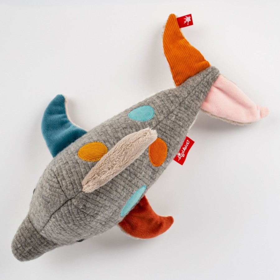 Sigikid Kuscheltier Delfin, Patchwork Sweety