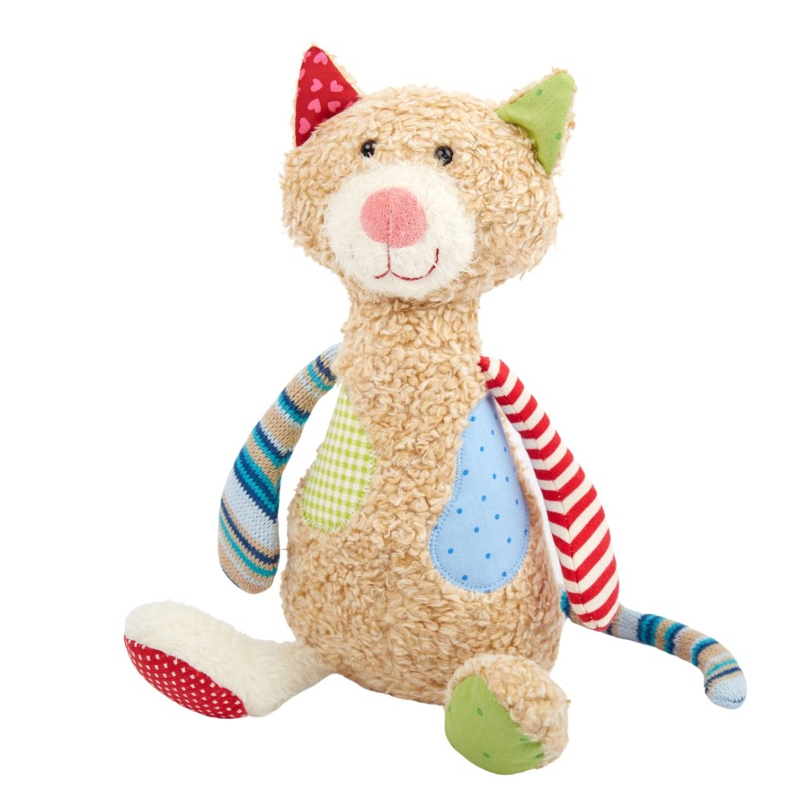Sigikid Kuscheltier Katze Im Patchworkstyle