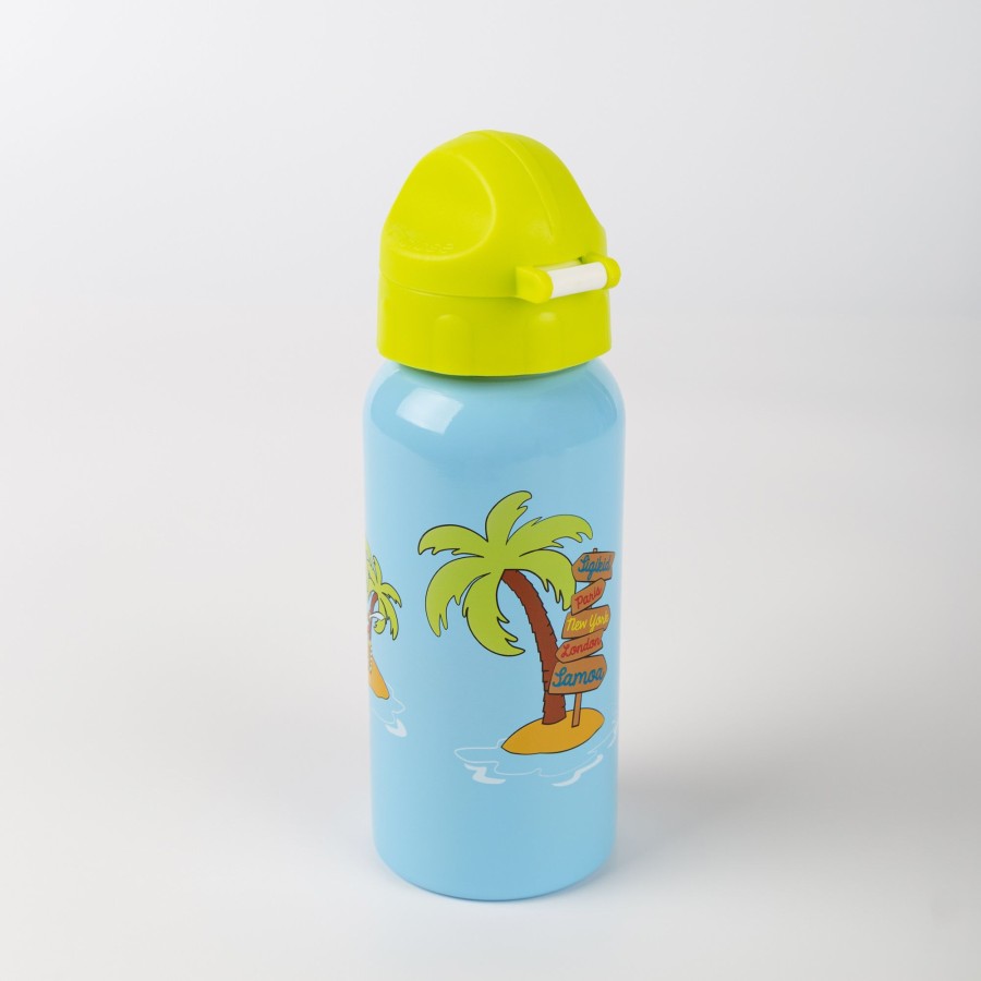 Sigikid Kinder Edelstahl-Trinkflasche Pirat Sammy Samoa