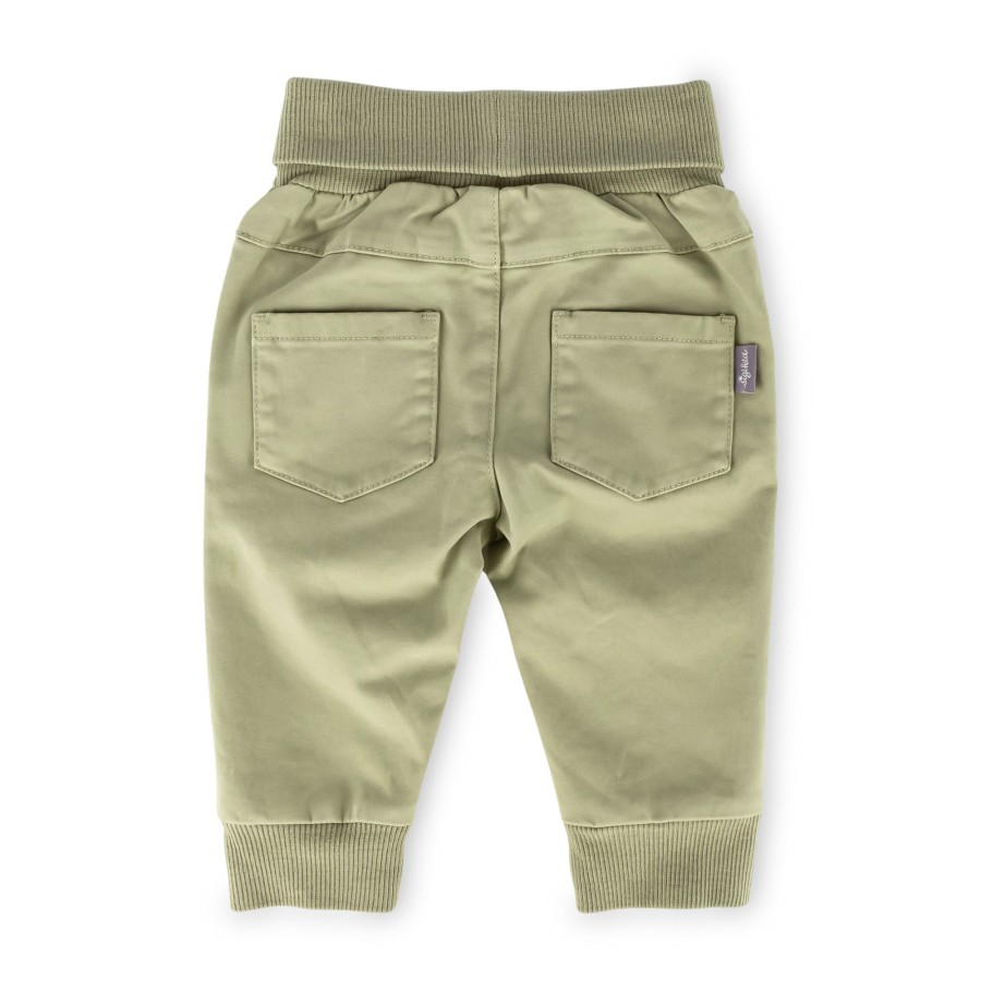 Sigikid Baby Gabardine Hose, Grun